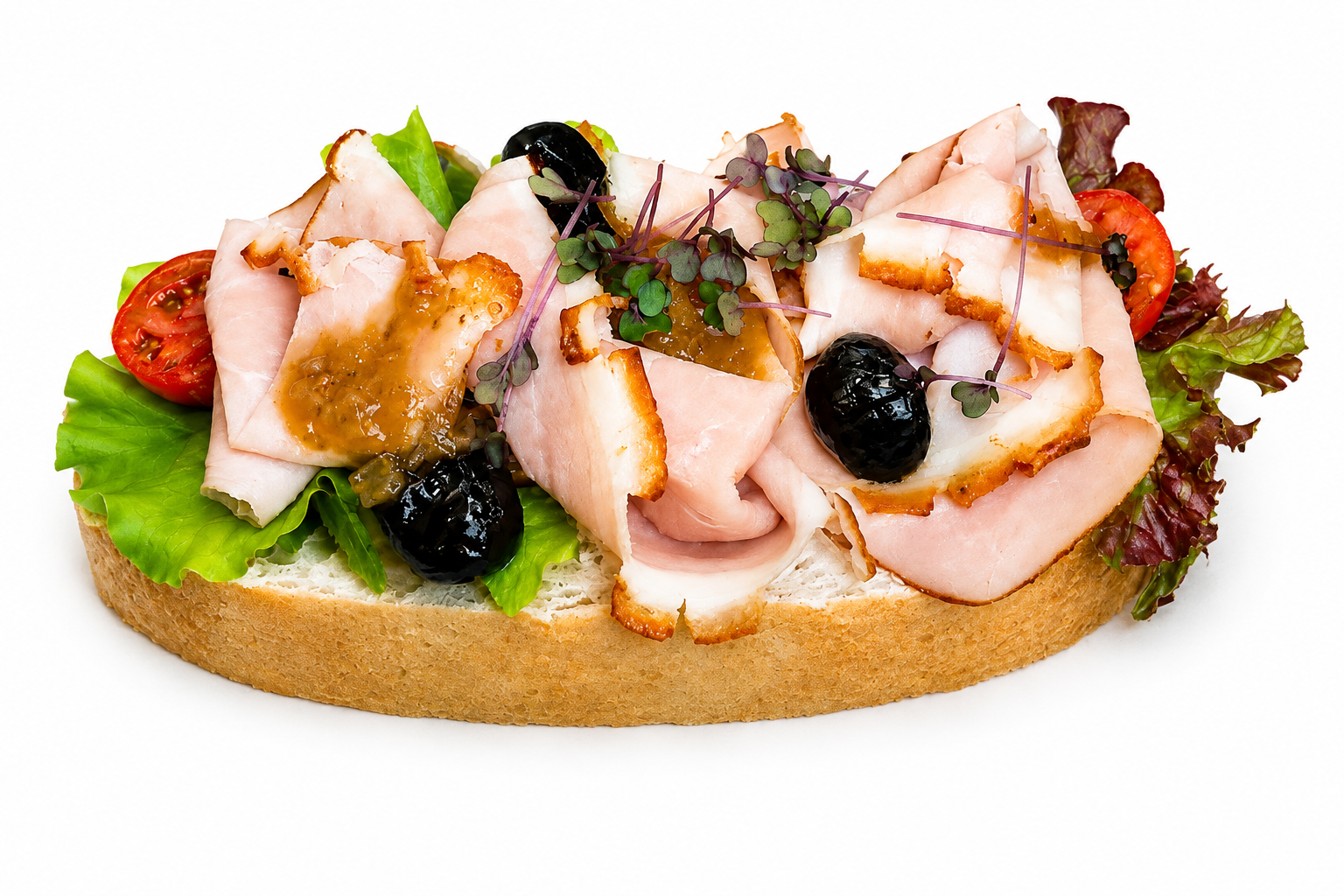 Krustenschinkenbrötchen