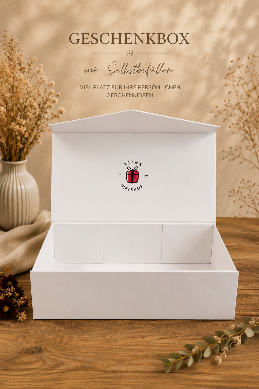 Große Geschenkbox zum Selbstbefüllen