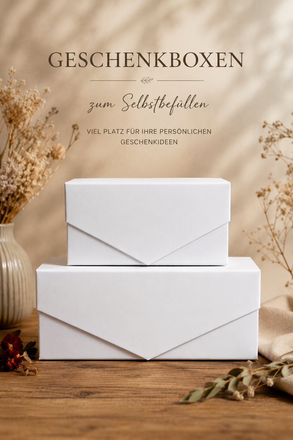 Kleine Geschenkboxen zum Selbstbefüllen