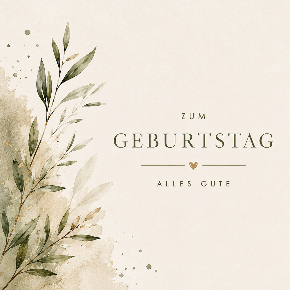 Zum Geburtstag alles Gute