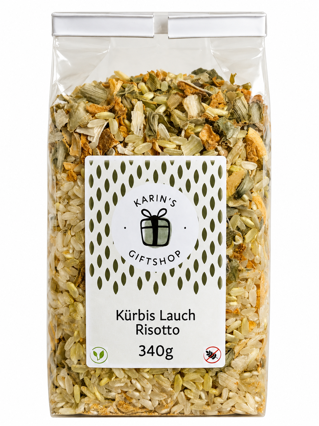 Kürbis Lauch Risotto