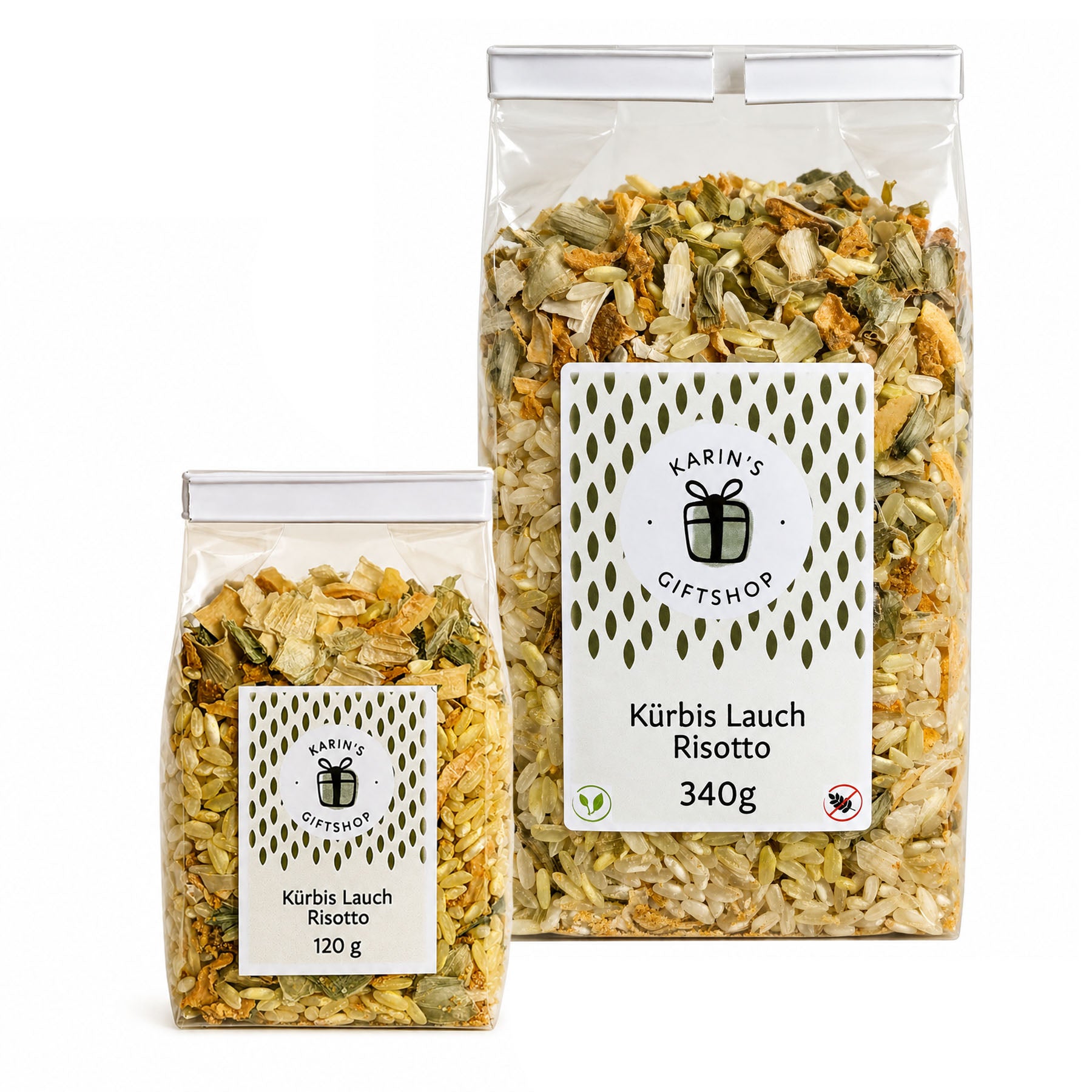Kürbis Lauch Risotto