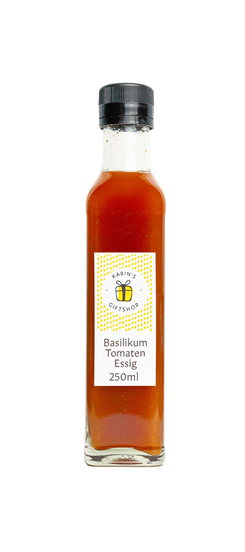 Tomaten Basilikumessig