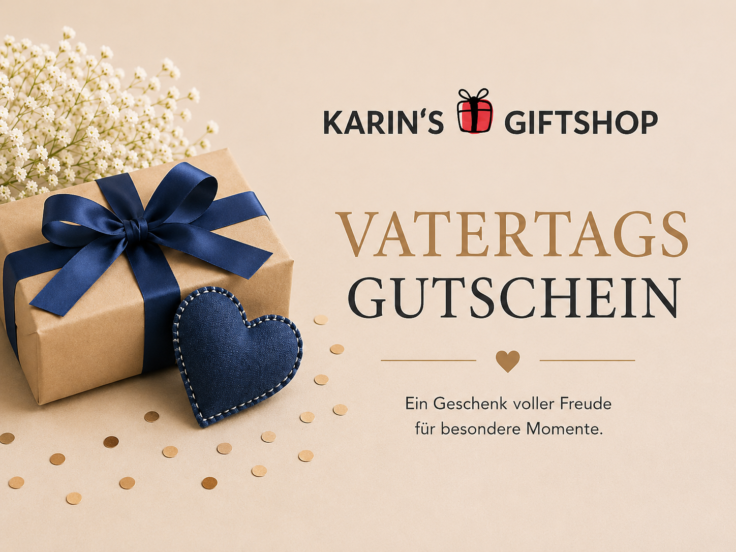 Vatertags-Gutschein gestalten
